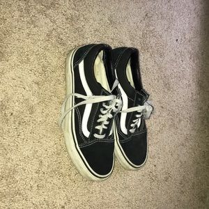 Black old skool vans